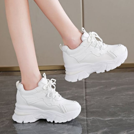 Sneakers Hidden Panel Platform Wedge