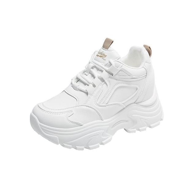Sneakers Wedge Hidden Panel Platform