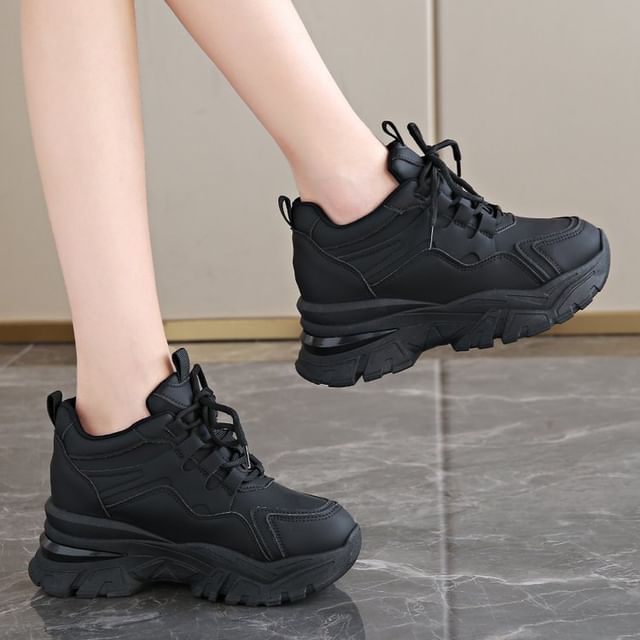 Sneakers Hidden Panel Platform Wedge