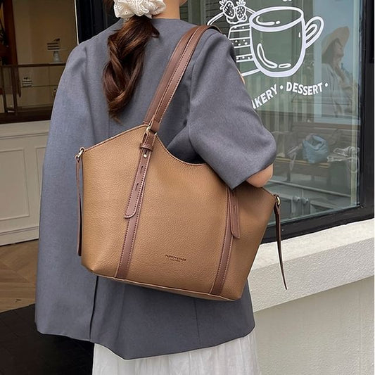 Faux Tote Leather Bag