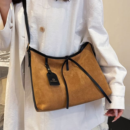 Faux Shoulder Bag Crossbody Suede