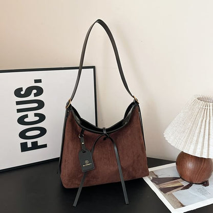 Faux Shoulder Bag Crossbody Suede