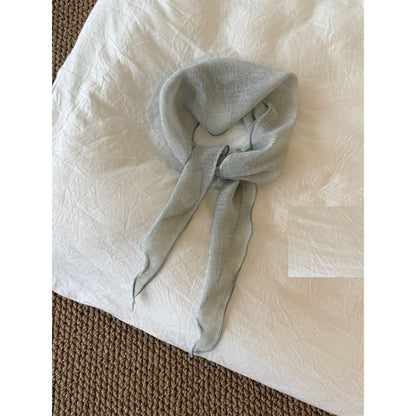 Sheer Jacquard Floral Scarf