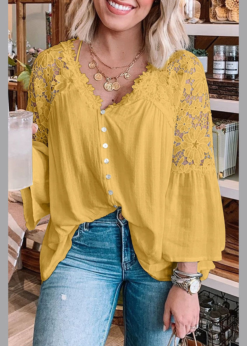 T V Yellow Sleeve Bracelet Neck Shirts