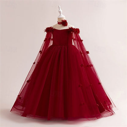 Dress Kid's Girl Flower Princess Girls'
