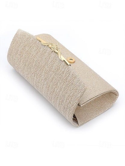 Handbag Evening Women's - Party Elegant Glitter Clutch Gold