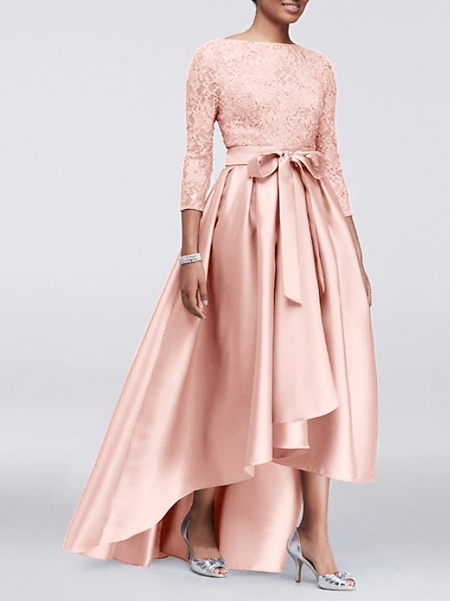 Guest the Wedding Mother Elegant Bride Dress of A-Line Size Plus