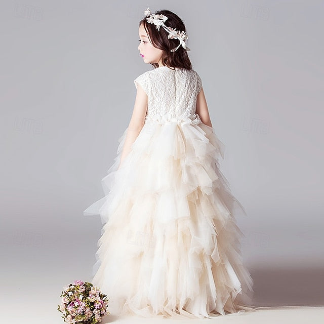 Dress Girls' Kid's Princess Girl Flower