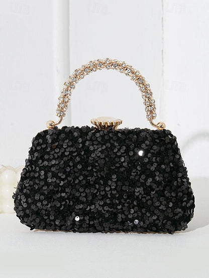 – Women's Bag Evening Embellished Sequin Vintage Clutch