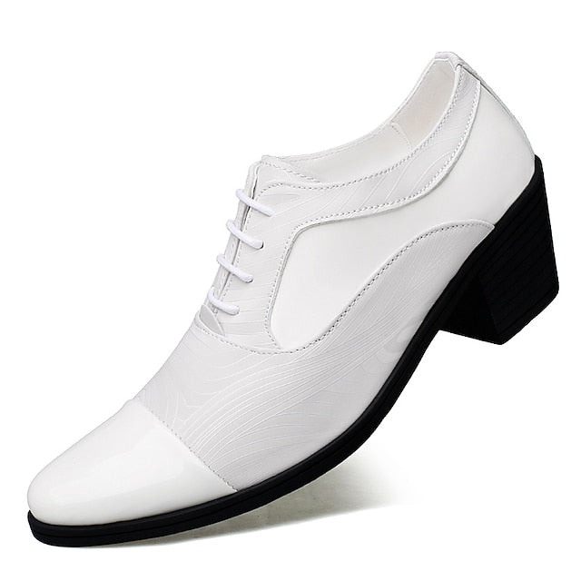 Stylish Lace-Up Formal – Shoes Men's Leather Patent