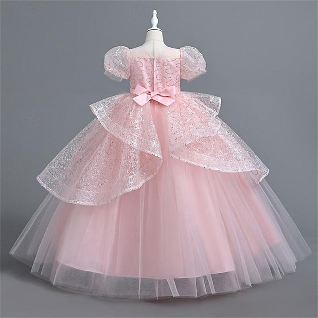 Girls' Performance Wedding Party Dress Flower Girl