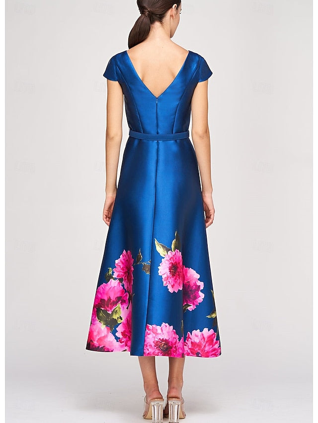 Guest Wedding Dress A-Line Cocktail Split Dresses High Formal