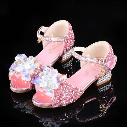 Shoes – Flower Rhinestone Crystal Girls' Glittery