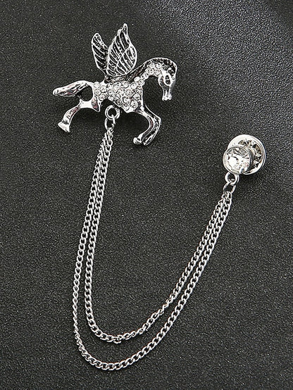 with Deer Brooch Christmas Lapel Men's Pin