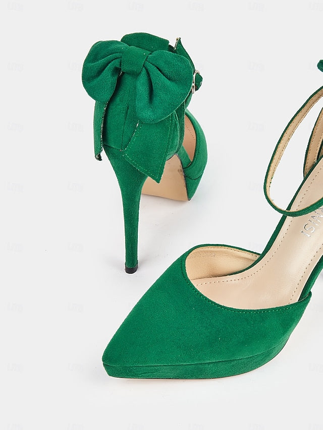 with Ankle Strap Platform Heels Elegant Stiletto Women's