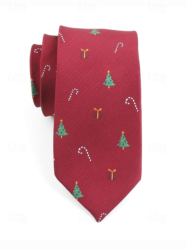 Christmas Men's with Santa Necktie