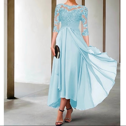 Bride Size the Wedding Plus Mother A-Line of Elegant Guest Dress