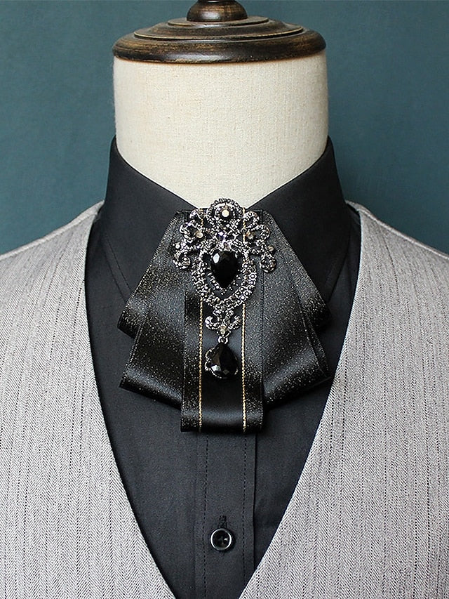 Diamond-Accent Bow - Tie Christmas Satin Men's Elegant