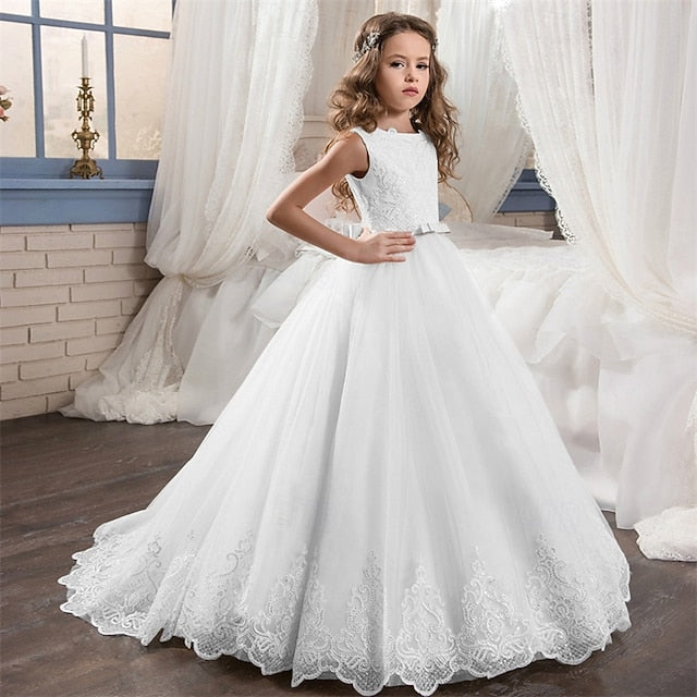 Girl Girls' Princess Kid's Dress Flower