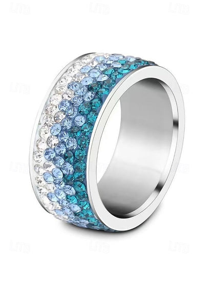 Red Stylish Ring Stainless Steel Christmas Men's –