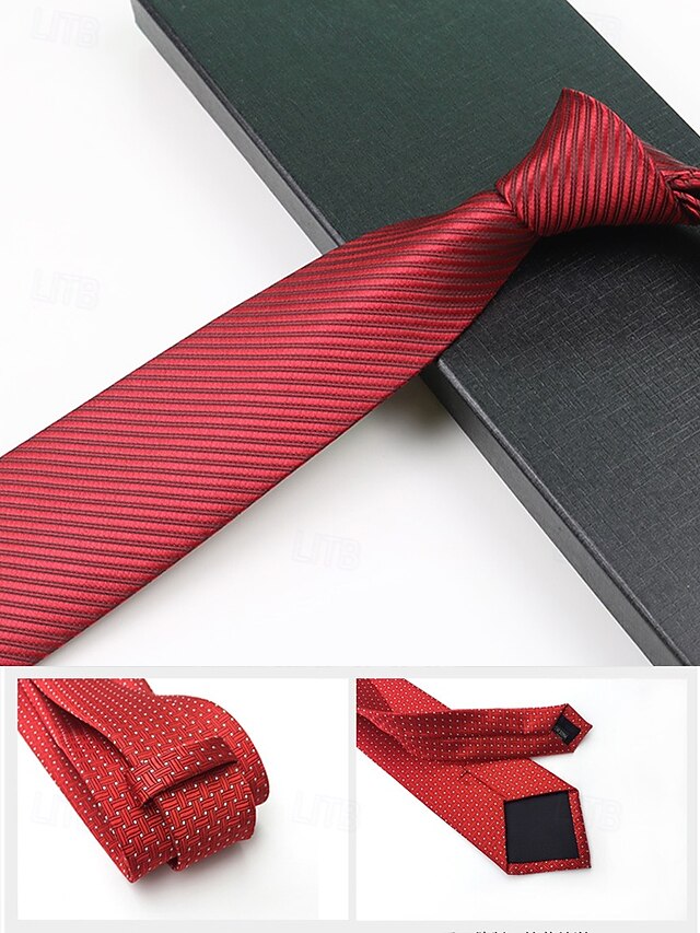 Men's tie satin striped