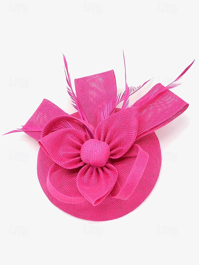 Bow Fascinator Feather Green Women's Hat Accents and with