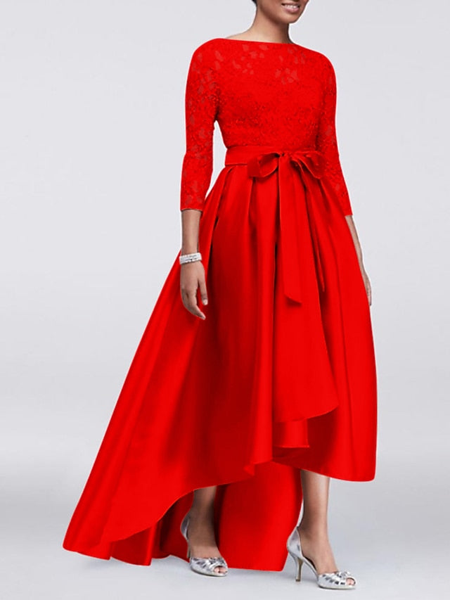 Guest the Wedding Mother Elegant Bride Dress of A-Line Size Plus