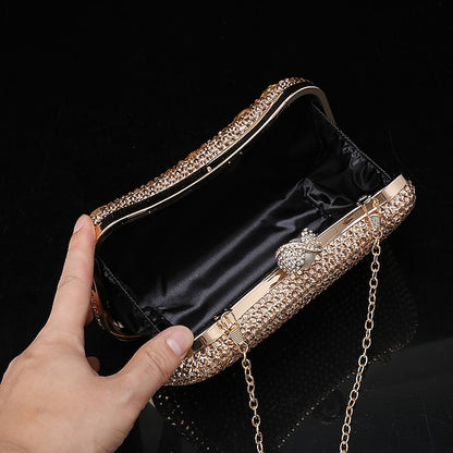 Luxury Evening Women's – Multicolor Clutch Crystal