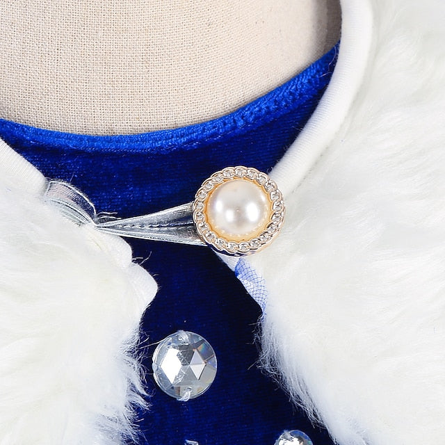 Girl Frozen Princess Elsa Party Flower Dress Fairytale Theme