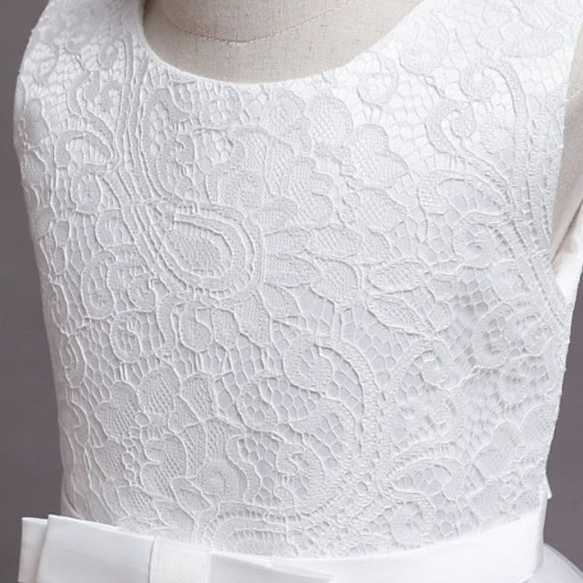 Dress Floral Girls' A Kids Little Plain Line Party