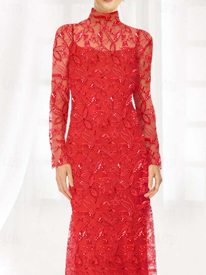 Simple the Column Mother / Bride Sheath Elegant Dress of