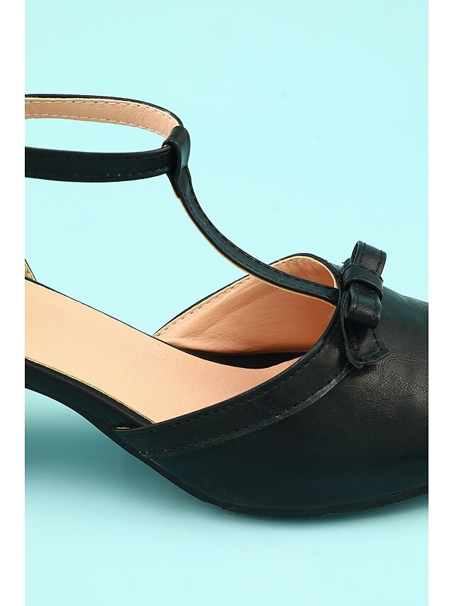 Heels Chunky 1950s Vintage Retro Shoes T-strap heels 20s Roaring