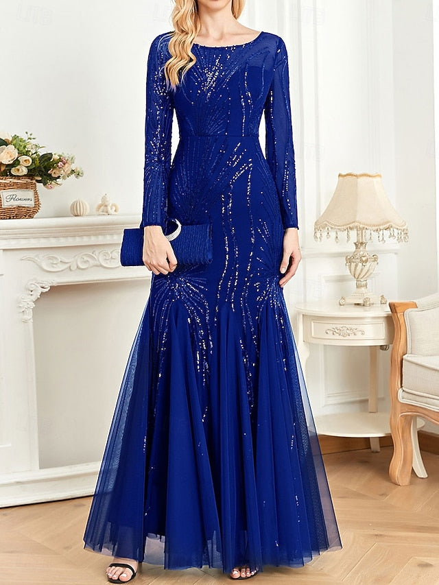 Bride of Elegant the Party Crew Floor Neck Mother Dress