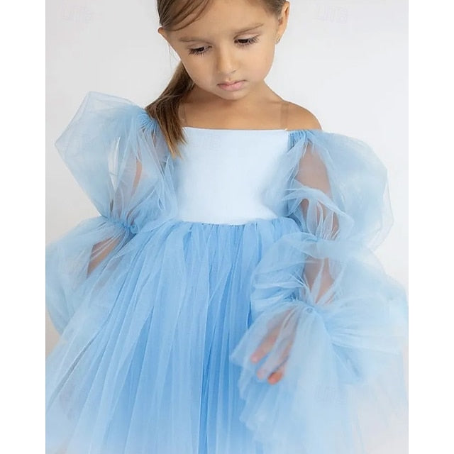 Kid's Princess Girls' Girl Dress Flower