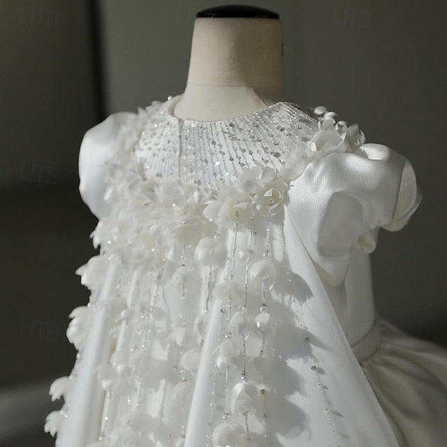 Girls' Girl Communion Flower Party First Dress