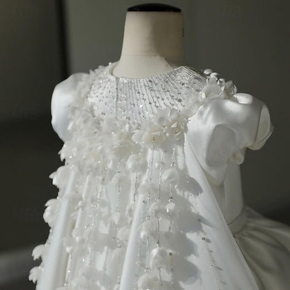 Girls' Girl Communion Flower Party First Dress