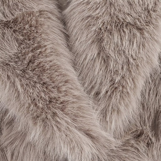 Pocket Warm Coat Comfortable Fur Faux Women's Buttons