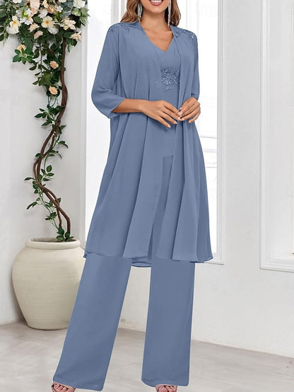 the Dress Simple Piece Bride Elegant 3 of V Wedding Mother Guest