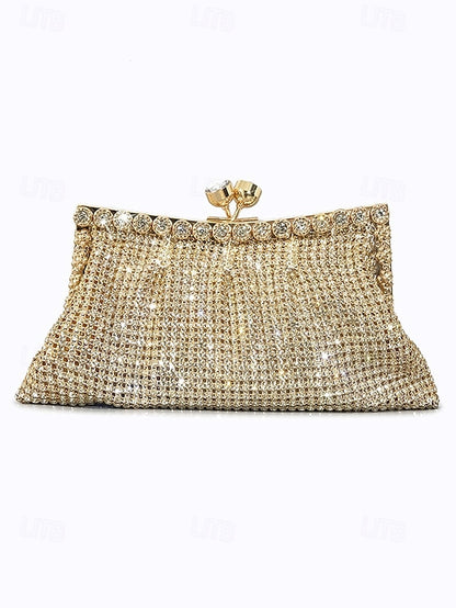 Vintage Purse – Clutch Rhinestone Women's Green Sage