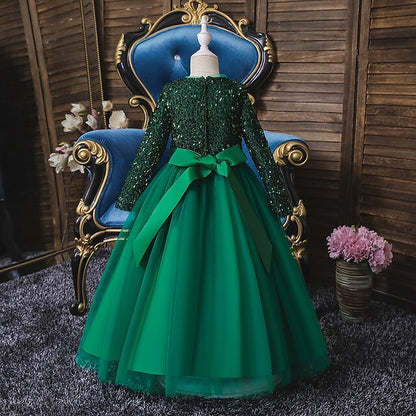 Party Flower Dress Performance Girl Girls'