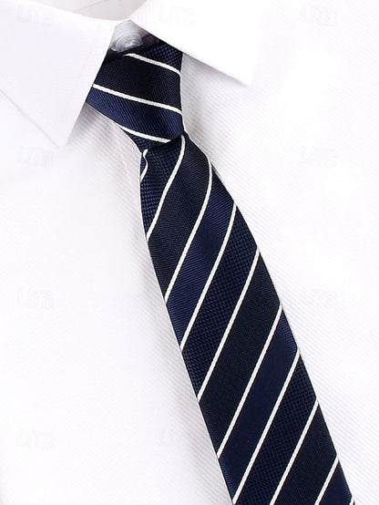 Narrow Zip Stripes - Ties Classic Men's Pre-Tied and