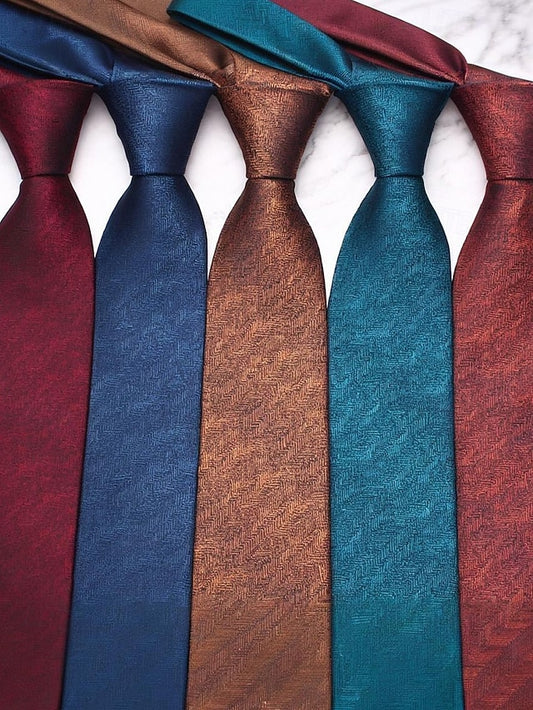 Herringbone – Polyester Tie Christmas Stylish Men's