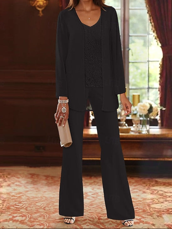 of Bride Pantsuit Piece Formal Beach 3 Mother Wedding the