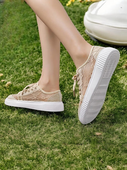 Shoes Floral Wedding Casual Women for Sneakers Bridal Lace –