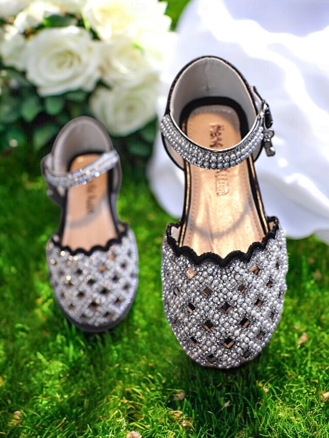 Scalloped Sparkly Mary Jane Rhinestone �?Shoes Girls'