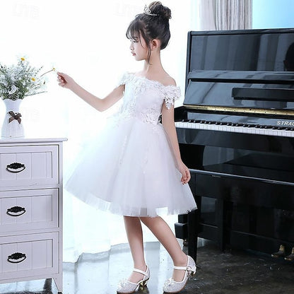 3/4 Toddler Dress Flower Girls' Sequin Girl Party