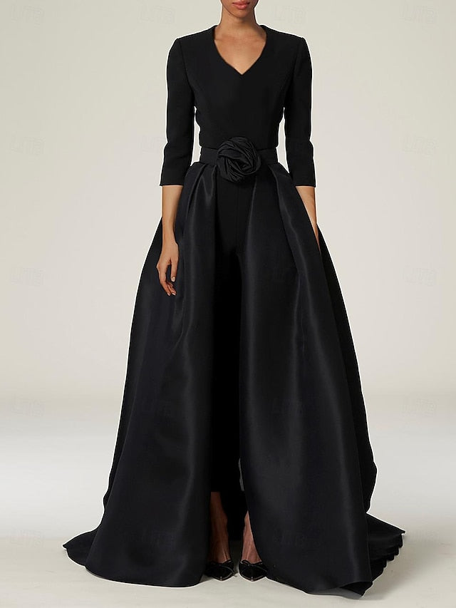 the Simple Dress Mother Overskirt of Jumpsuit Bride With Elegant