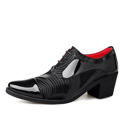 Stylish Lace-Up Formal – Shoes Men's Leather Patent