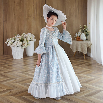Inspired Dress Masquerade Gothic Vintage Rococo Girl Flower