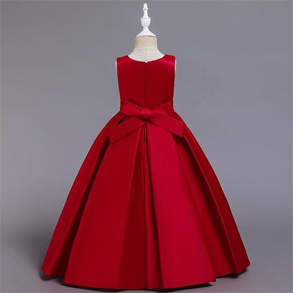 Girls' Flower Dress Party Evening Girl Gown